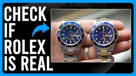 how to tell a rolex submariner is real|how to check rolex authenticity.